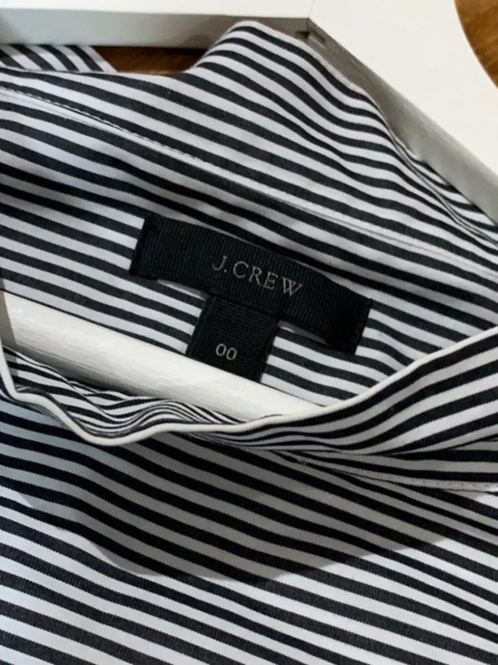 JCrew Funnel Neck Striped Shirt - Picture 5 of 8